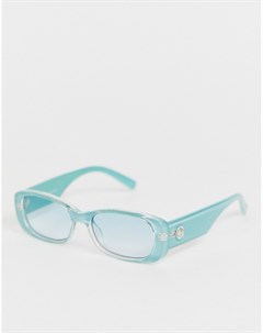 Синие солнцезащитные очки в квадратной оправе Unreal Le specs