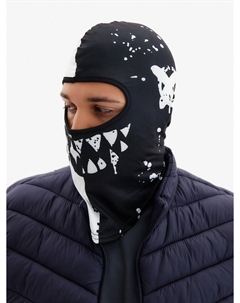 Маска-балаклава black and white, размер универсальный, черная Onlytop