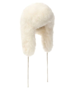 Меховая шапка-ушанка из овчины Yves salomon