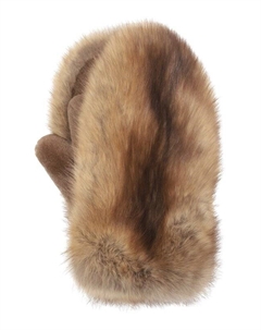 Меховые варежки из соболя и норки Furland