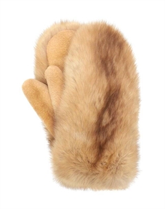 Меховые варежки из соболя и норки Furland