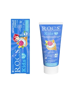 Паста зубная детская Фруктовый рожок от 3 до 7 лет 45 г R.o.c.s.