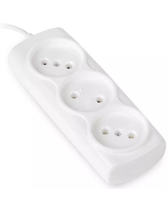 Удлинитель SBE-10-3-1,5-N 3 гнезда 1,5 метра 10А/2,2кВт без заземления ПВС 2х1,0 (1/50) Smartbuy