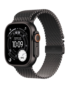 Смарт-часы Apple Watch Ultra 3 49 мм Black, S ремешок миланская петля