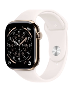 Смарт-часы Apple Watch Series 11 Titanium GPS + Cellular 46 мм Gold M/L, спортивный ремешок