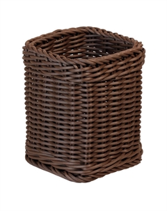 Подставка для столовых приборов Costura 12x12x15см коричневый полипропилен Esprado