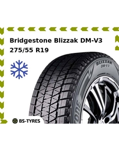 Зимние шины Bridgestone Blizzak DM-V3 275/55 R19 111T