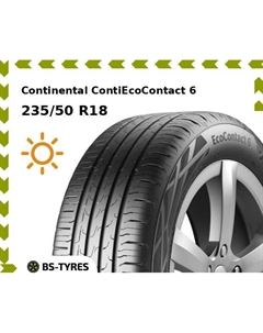 Летние шины Continental ContiEcoContact 6 235/50 R18 97V
