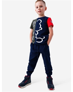 Комплект для мальчика: футболка, брюки, Синий Playtoday