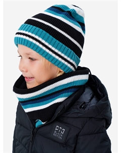 Комплект для мальчика: шапка, снуд, Мультицвет Playtoday