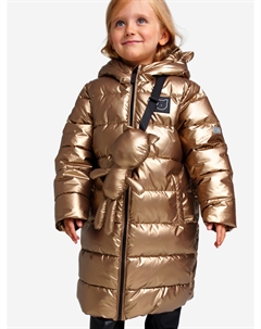 Пальто зимнее для девочек, Бежевый Playtoday