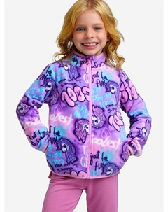 Толстовка флисовая для девочек, Мультицвет Playtoday
