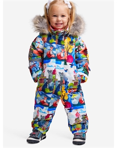 Комбинезон зимний для девочек, Мультицвет Playtoday