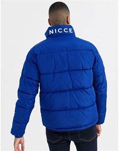 Синяя дутая куртка Nicce