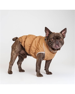 Куртка на замке для собак French 5, коричневая Rurri