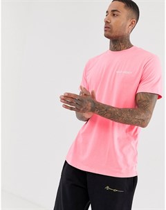 Ярко розовая oversize рубашка Night addict