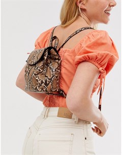 Рюкзак со змеиным принтом Asos design