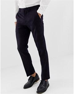 Темно фиолетовые узкие брюки Burton menswear