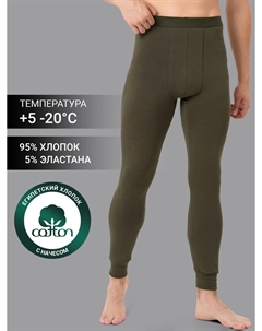 Кальсоны мужские теплые зеленые Mark formelle