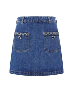 Джинсовая юбка Self-portrait