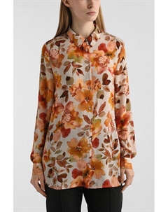 Рубашка прямого кроя с цветочным принтом Guess