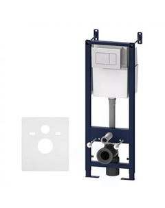 Инсталляция для подвесного унитаза с клавишей смыва белый матовый Am.pm.