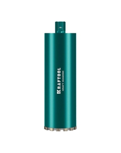 Алмазная коронка по железобетону Kraftool DIAMOND 29825-152, 152 мм, 450 мм, 1 1/4", лазерная сварка сегментов