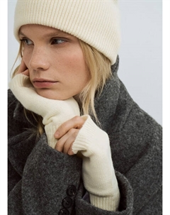 Вязаные митенки, Бежевый Ostin