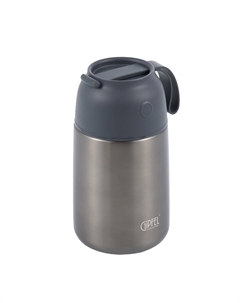 Термос вакуумный герметичный для еды Berlin 700 мл серый Gipfel