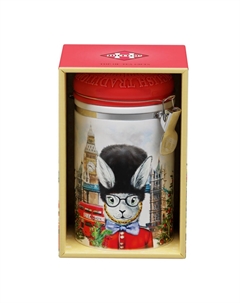 Чай черный Заяц керамическая чайница с клипсой, 80 г Hilltop