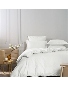 Комплект постельного белья Люкс белый Полуторный Cassia