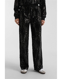 Брюки прямого кроя с пайетками Guess