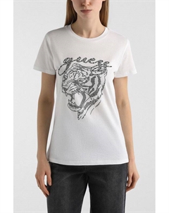 Футболка хлопковая с принтом Guess