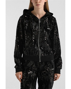Толстовка на молнии с капюшоном с пайетками Guess