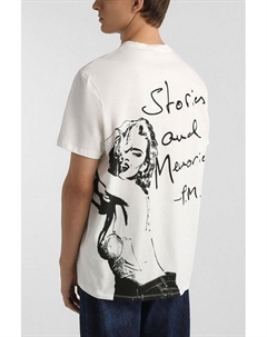 Футболка хлопковая с принтом Guess