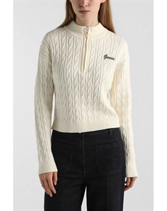 Пуловер с воротником на молнии Guess