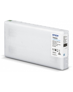 Картридж струйный Epson T43U (C13T43U540), светло-голубой, оригинальный, объем 200 мл для Epson SureLab SL-D800