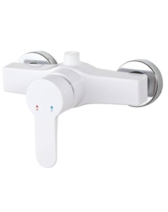 Смеситель для душа без излива РМС PL белый без лейки однорычажный (PL5-003) Рмс