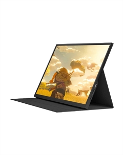 Монитор портативный EIMIO E18U, 18.5", 1920x1080, 100 Гц, IPS, черный Eimio