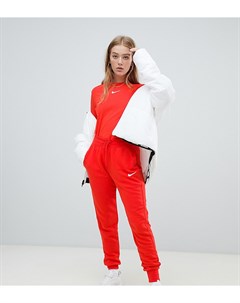 Красные спортивные штаны с логотипом галочкой эксклюзивно для ASOS Nike