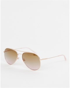 Розовые солнцезащитные очки авиаторы CK18105S Calvin klein