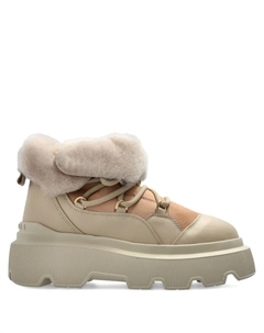 Женские треккинговые ботинки Endurance на платформе с отделкой из овчины, бежевый Inuikii
