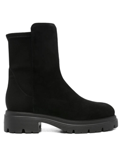Кожаные ботильоны, черный Stuart weitzman