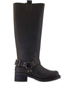 Кожаные ботинки Sabrenta с пряжкой, черный Samsøe φ samsøe