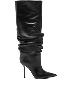 Сапоги Eva на каблуке 100 мм, черный Le silla