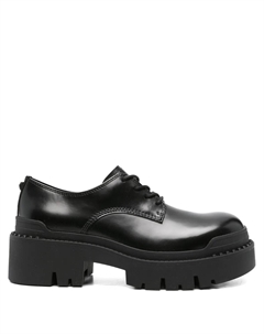 Дерби на платформе с шнуровкой, черный Ash