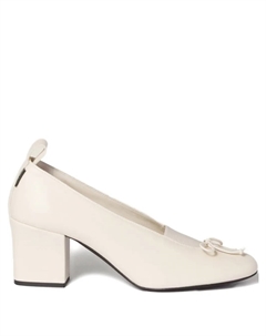 Туфли на блочном каблуке, нейтральный Miu miu