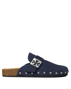 Мюли Mellow, синий Tory burch