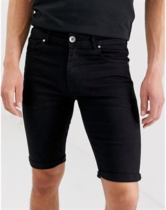Черные джинсовые шорты Apt