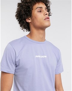 Лавандовая футболка с логотипом Park row